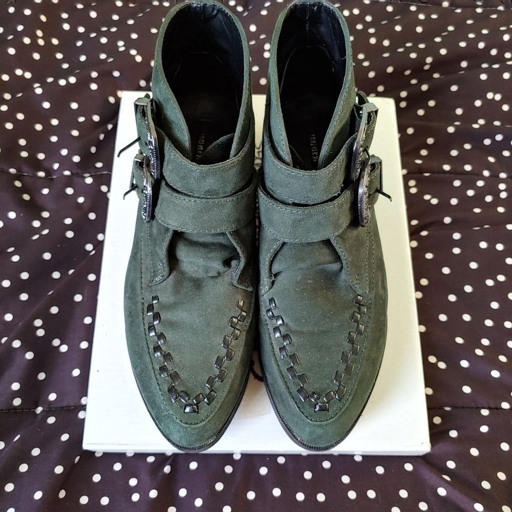 Forever 21 Pointed Toe Creeper Boots